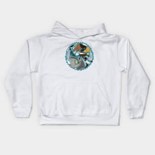 Seal mandala Kids Hoodie